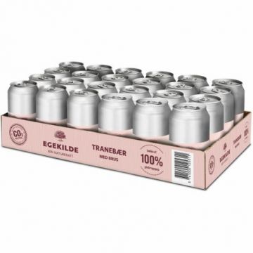  Eau minérale gazeuze Egekilde Canneberges boite 24 x 330 ml
