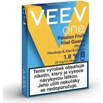 VEEV ONE Pod Passion Fruit Kiwi Guava – 20 mg nicotine – 1000 puffs