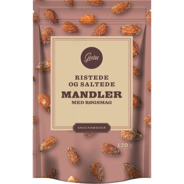 GESTUS AMANDELEN GEROOKT/ZOUT 120 G