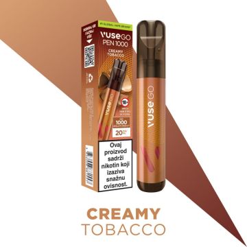 VUSE GO Creamy Tobacco 1000  puffs /  2 % nicotine