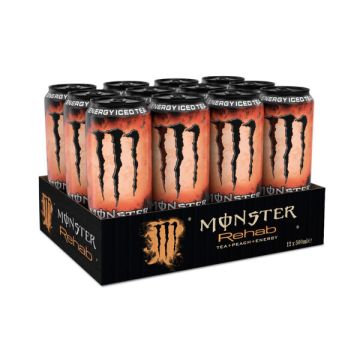 Monster Rehab Peach 12x0.5 L