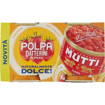 Mutti Polpa di Datterini – Pulpe de Tomates Datterini