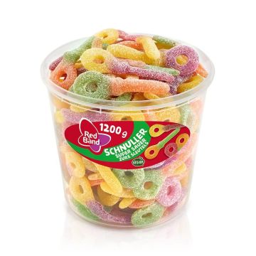 Red Band Fruchtgummi Schnuller Supersauer tétines gélifiées super acidulées au sucre