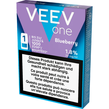 VEEV ONE Pod Blueberry – 18 mg nicotine – 1000 puffs