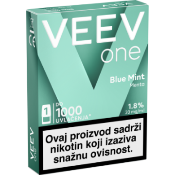 VEEV ONE Pod Blue Mint – 20 mg nicotine – 1000 puffs