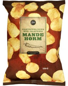 GESTUS MANDEHØRM CHIPS 150 G