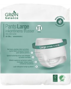 NL INCON.PANTIES GROOT 10 ST