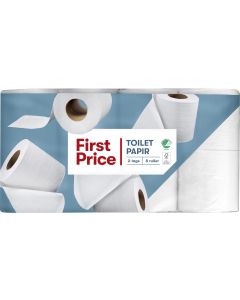 FP TOILETPAPIER 1/1 PL 8 RL