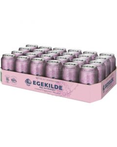  Eau minérale gazeuze Egekilde Framboise et rhubarbe boite 24 x 330 ml