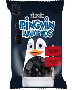 Pingvin Lakrids Hits Display 800g assortiment réglisse douce, salée et forte
