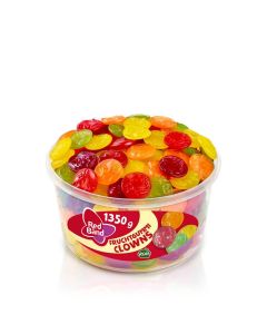 Red Band Fruchtgummi Clowns mini bonbons gélifiés en forme de clown au goût fruité