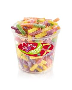 Red Band Super Pommes Supersauer bâtonnets gélifiés super acidulés au sucre