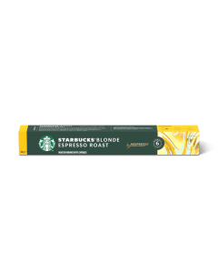 Starbucks Blonde Espresso Roast capsules for Nespresso &ndash; smooth balanced espresso with sweet notes