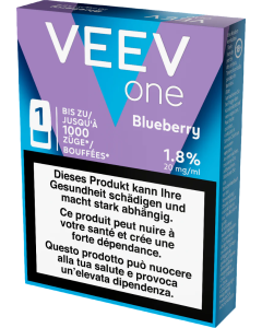 VEEV ONE Pod Blueberry – 18 mg nicotine – 1000 puffs