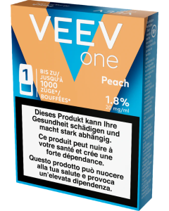 VEEV ONE Pod Peach – 18 mg nicotine – 1000 puffs