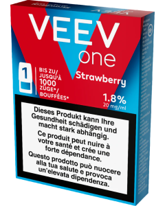 VEEV ONE Pod Strawberry – 20 mg nicotine – 1000 puffs
