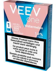 VEEV ONE Pod Watermelon – 18 mg nicotine – 1000 puffs