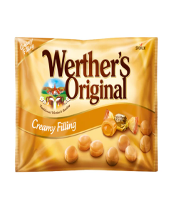 Werther&rsquo;s Original Creamy Filling caramel candies 1 kg with soft caramel centre