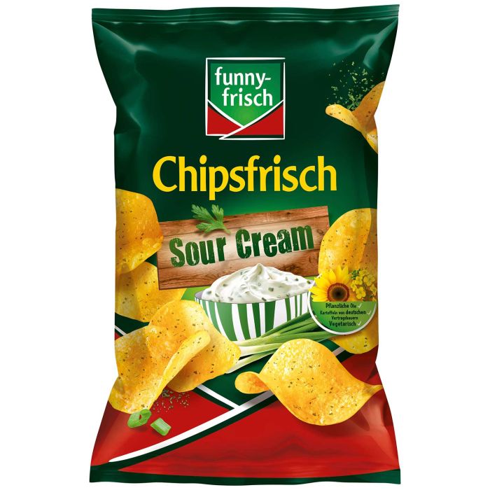 funny-frisch Chips Creme Fraiche & Vild Løg