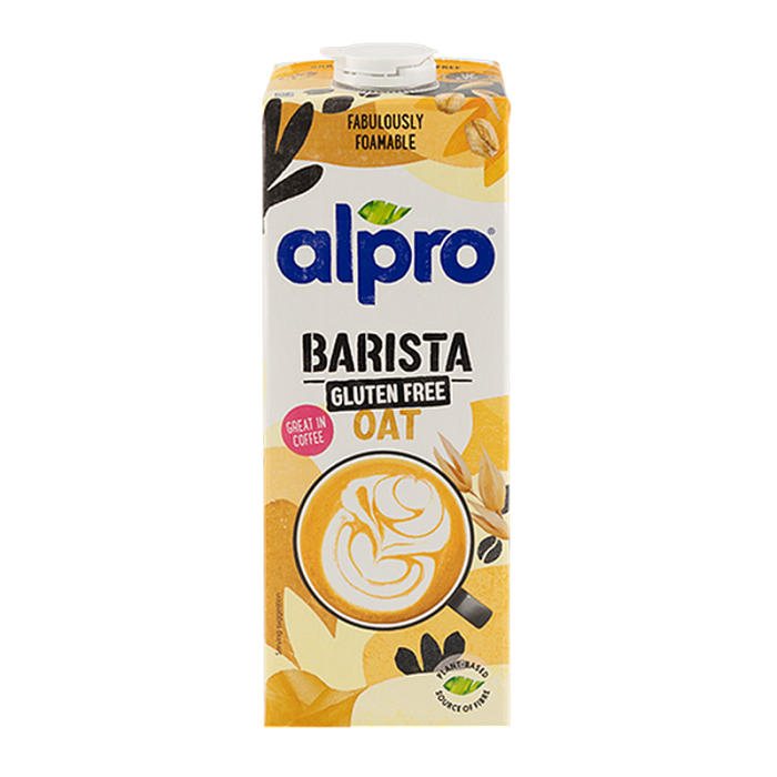 Alpro Oat Drink Barista Gluten Free Pack of 8 – plant-based milk alternative