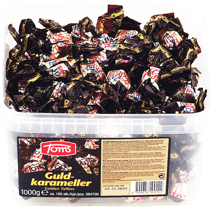Toms Guldkarameller – classic Danish caramel candies