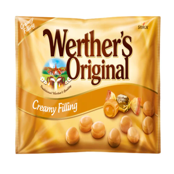Werther’s Original Creamy Filling caramel candies 1 kg with soft caramel centre