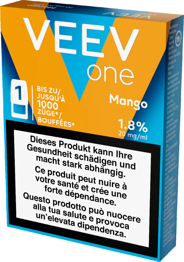 elfbar nachfüll pod läuft aus Cartouche pré remplie eliquide Veev One Deep Yellow 20 mg